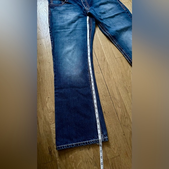 Wrangler Rock 47 Men’s Bootcut Jeans 36x32 – Classic Western Denim Style. - Picture 7 of 10